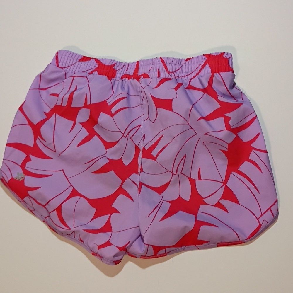 Floral Women's Shorts - Red and Purple - Picture 8 of 8